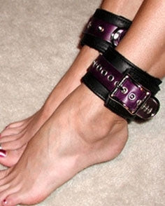 Ankle Cuffs - Purple Two-Tone