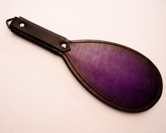 Padded Round Paddle - Purple Two-Tone